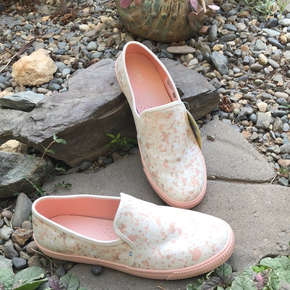 Toms Clemente Natural Metallic Granite Fleck Shoes - Picture 2 of 6